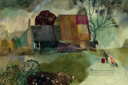 celebrate-picture-books-picture-book-review-on-a-magical-do-nothing-day-cabin