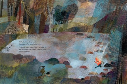 celebrate-picture-books-picture-book-review-on-a-magical-do-nothing-day--jumping-on-rocks