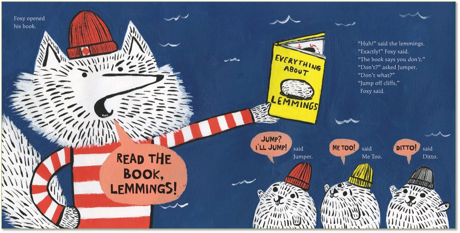 celebrate-picture-books-picture-book-review-read-the-book-lemmings-foxy
