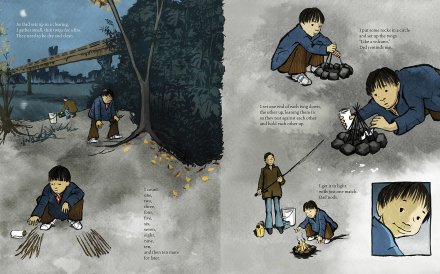 celebrate-picture-books-picture-book-review-a-different-pond-making-fire