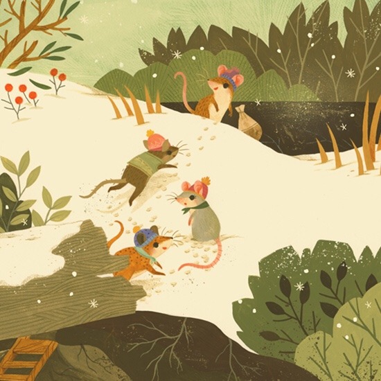 celebrate-picture-books-picture-book-review-mice-skating-friends-outside