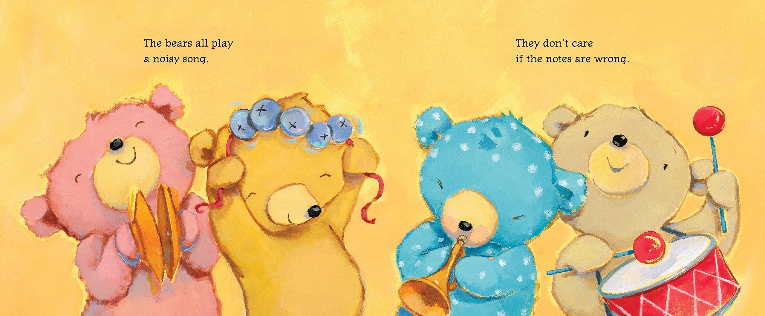 celebrate-picture-books-picture-book-review-bears-in-a-band-all-playing