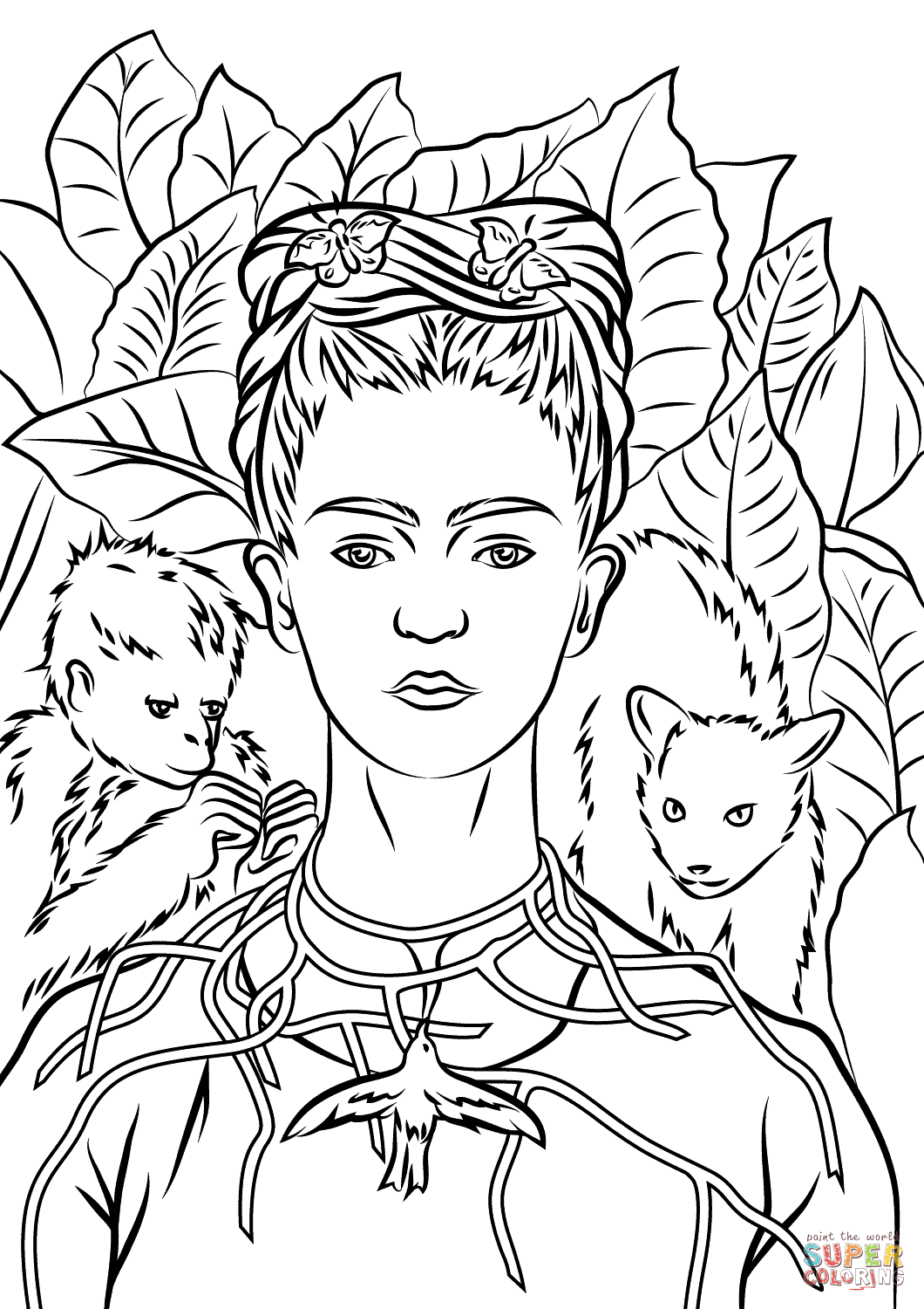 celebrate-picture-books-picture-book-review-freda-kahlo-coloring-page