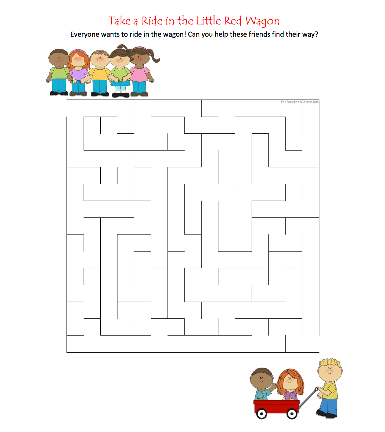 celebrate-picture-books-picture-book-review-little-red-wagon-maze