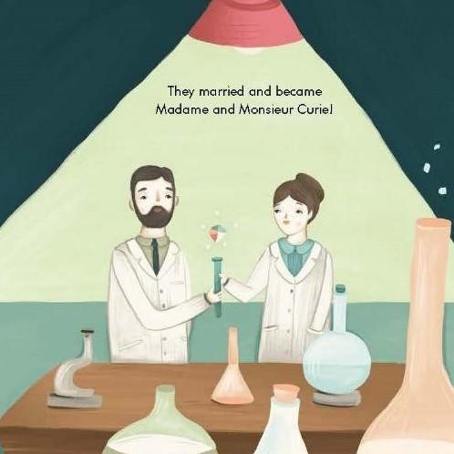 celebrate-picture-books-picture-book-review-Marie-Curie-little-people-big-dreams-marie-and-pierre