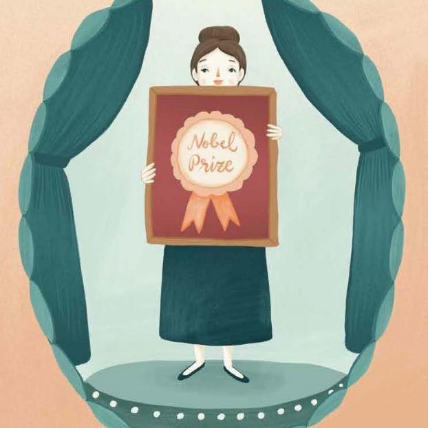 celebrate-picture-books-picture-book-review-Marie-Curie-little-people-big-dreams-marie-with-noble-prize