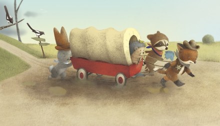 celebrate-picture-books-picture-book-review-red-wagon-conestoga-wagon