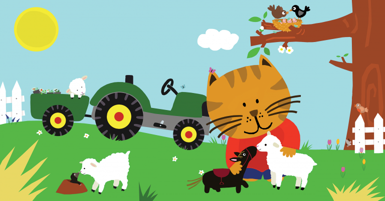 celebrate-picture-books-picture-book-review-sammy-in-the-spring-lambs