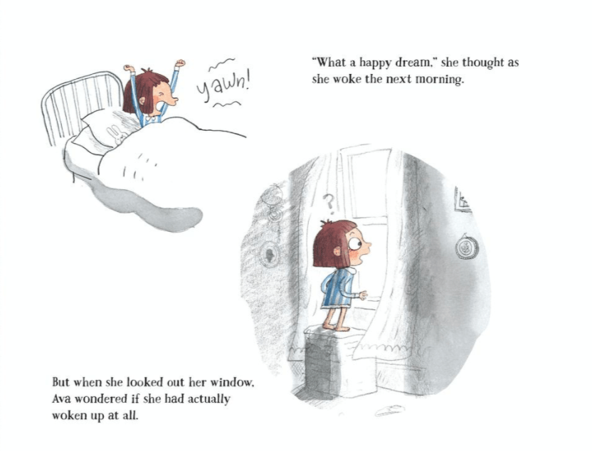 celebrate-picture-books-picture-book-review-ava-and-the-rainbow-who-stayed-ava-wakes-up