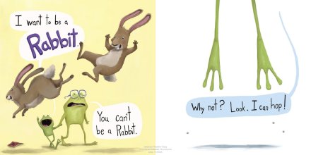 celebrate-picture-books-picture-book-review-i-don't-want-to-be-a-frog-rabbit