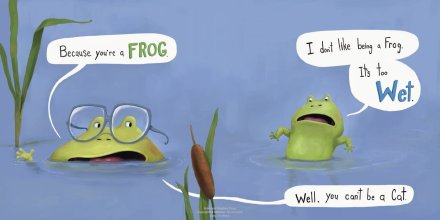 celebrate-picture-books-picture-book-review-i-don't-want-to-be-a-frog-too-wet