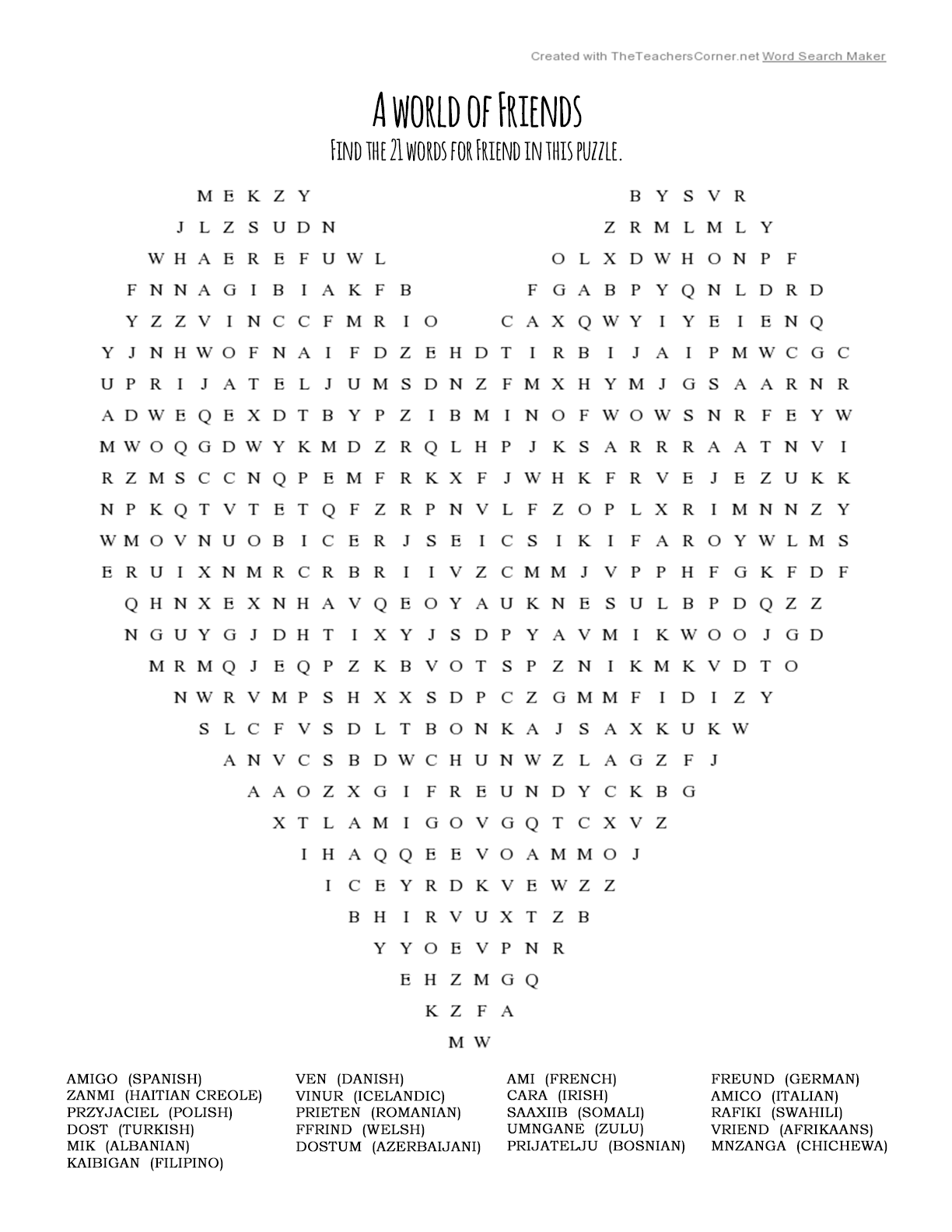 friendwordsearch