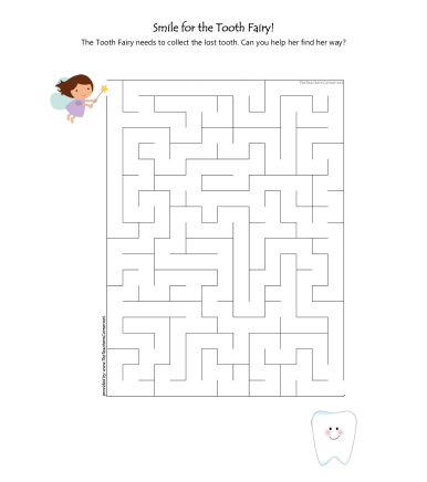 celebrate-picture-books-picture-book-review-Smile-for-the-tooth-fairy-maze