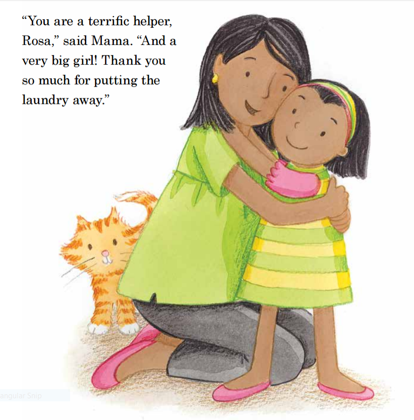 star-bright-books-rosa's-very-big-job-hugging-mom