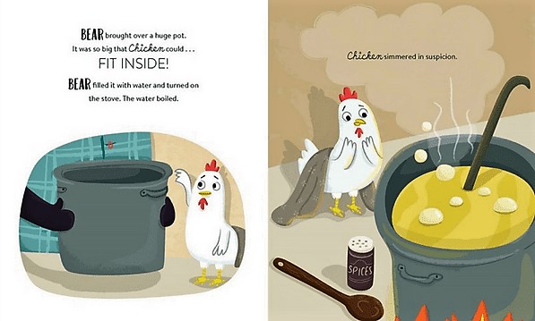 celebrate-picture-books-picture-book-review-bear-and-chicken-double-spread
