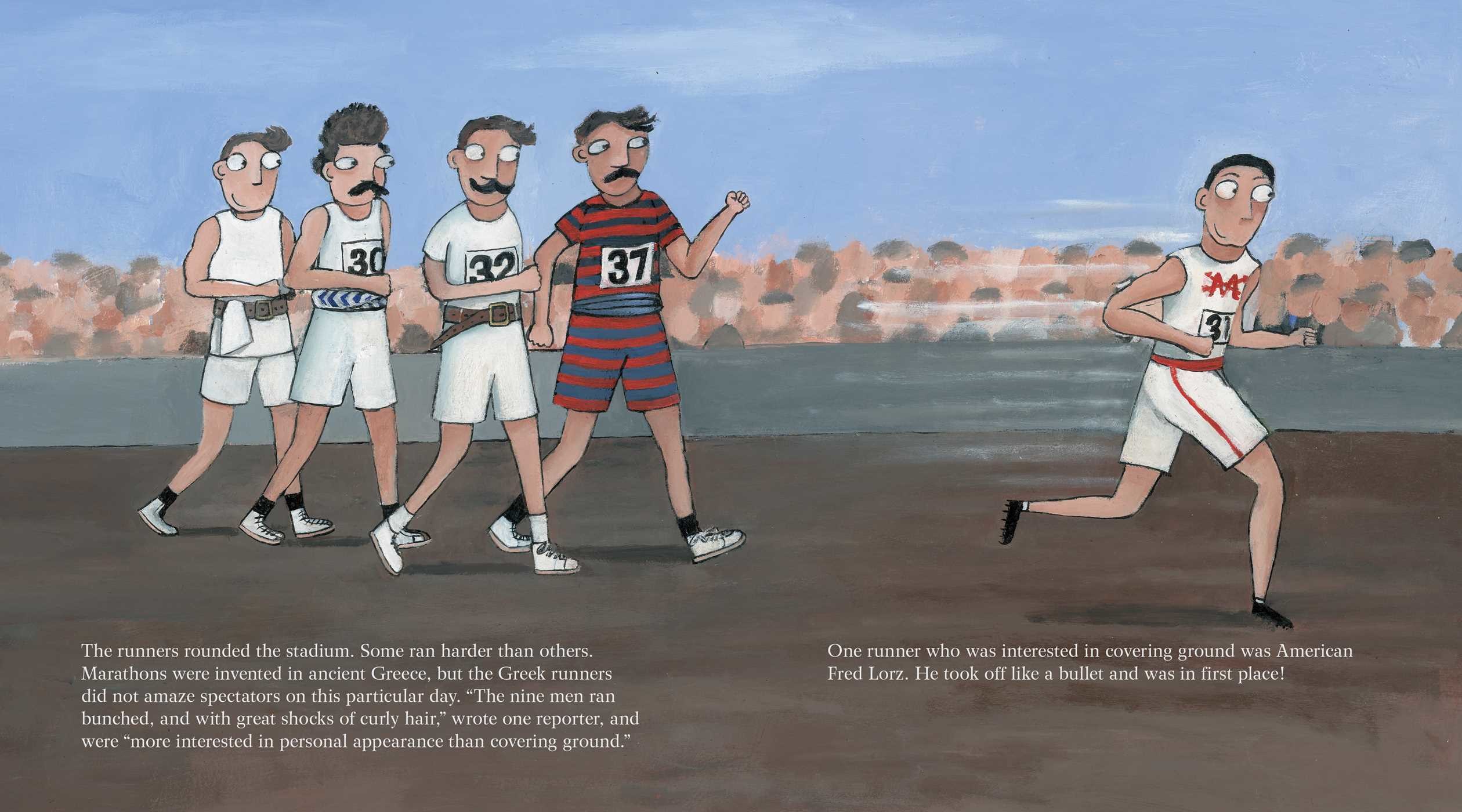 celebrate-picture-books-picture-book-review-the-wildest-race-ever-fred-lorz