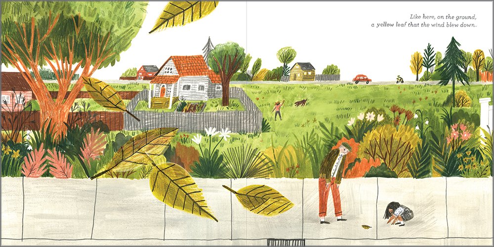 celebrate-picture-books-picture-book-review-tiny-perfect-things-leaf