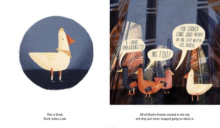 celebrate-picture-books-picture-book-review-duck-gets-a-job-friends
