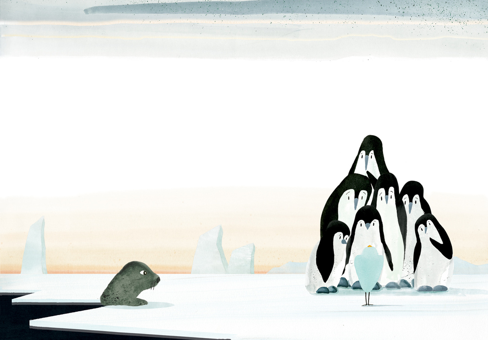 celebrate-picture-books-picture-book-review-the-blue-songbird-penguins