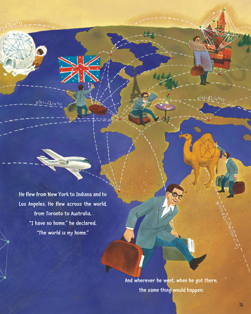 celebrate-picture-books-picture-book-review-the-boy-who-loved-math-the-improbable-life-of-paul-erdos-paul-around-the-world