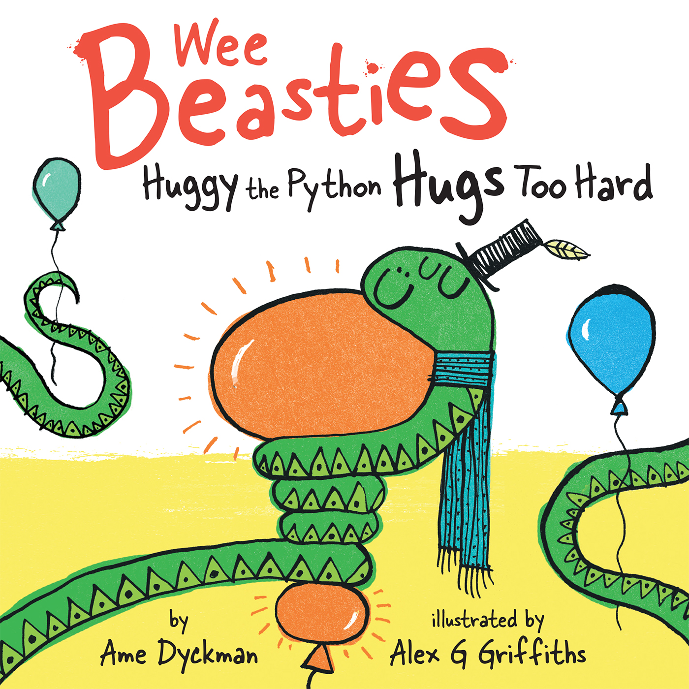 celebrate-picture-books-picture-book-review-wee-beasties-huggy-the-python-hugs-too-hard-cover