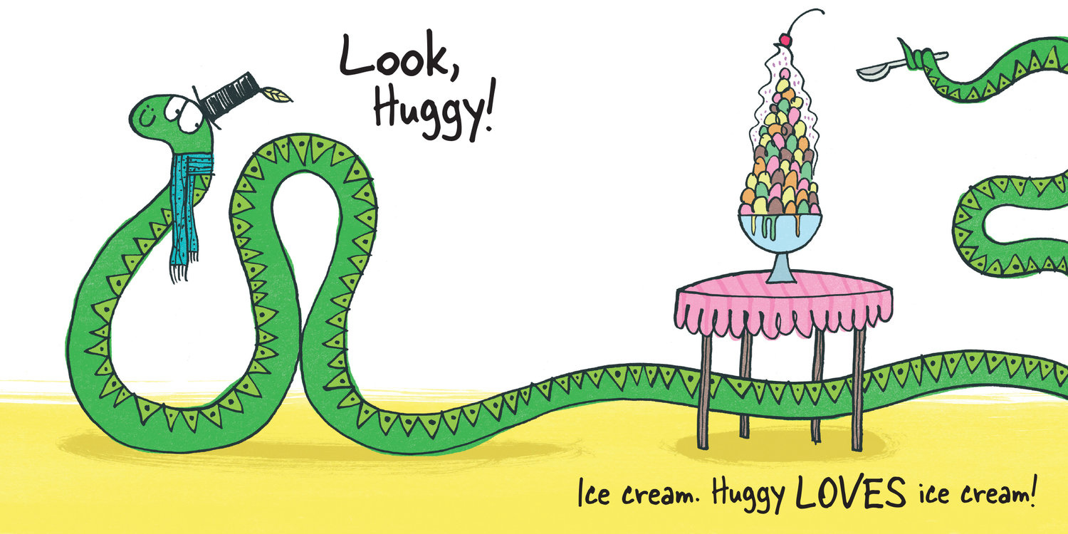 celebrate-picture-books-picture-book-review-wee-beasties-huggy-the-python-hugs-too-hard-ice-cream
