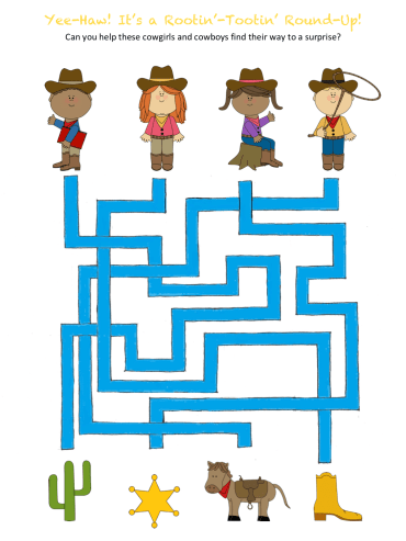 celebrate-picture-books-picture-book-review-rootin'-tootin'-round-up-maze