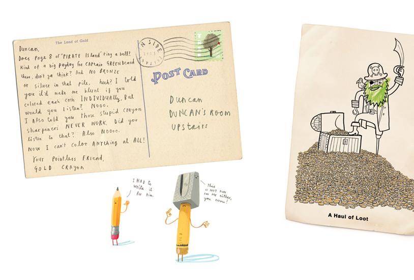 celebrate-picture-books-picture-book-review-the-day-the-crayons-came-home-gold-crayon