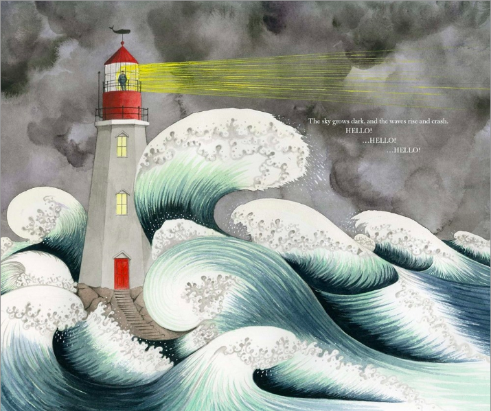 celebrate-picture-books-picture-book-review-hello-lighthouse-stormy-waves