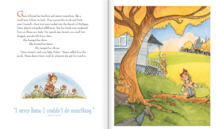 celebrate-picture-books-picture-book-review-nature's-friend-the-gwen-frostic-story-young-gwen