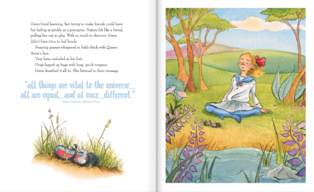 celebrate-picture-books-picture-book-review-nature's-friend-the-gwen-frostic-story-gwen-in-nature