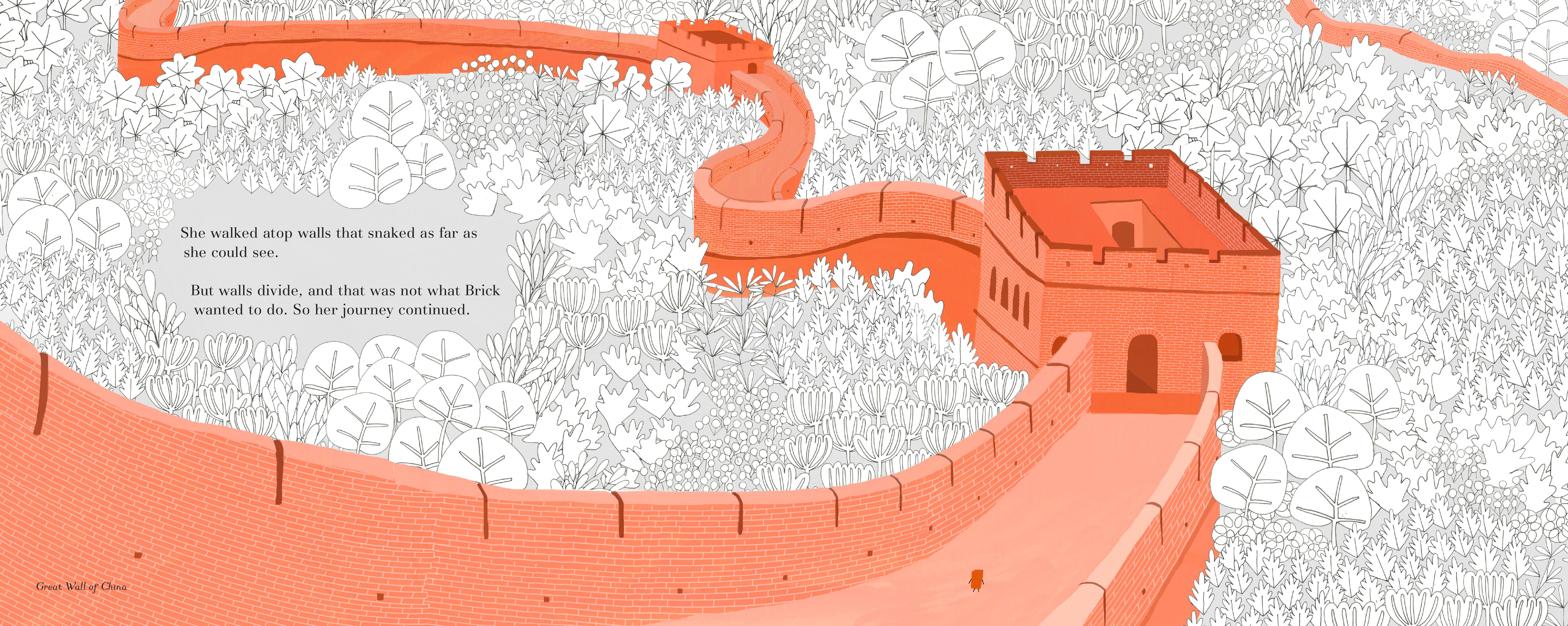 celebrate-picture-books-picture-book-review-brick-who-found-herself-in-architecture-wall