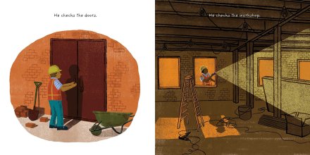 celebrate-picture-books-picture-book-review-kitten-and-the-night-watchman-checking