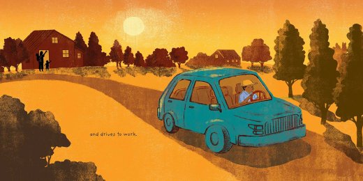 celebrate-picture-books-picture-book-review-kitten-and-the-night-watchman-driving-to-work