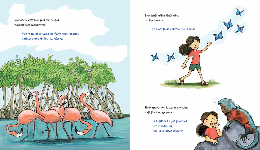 celebrate-picture-books-picture-book-review-Galápagos-Girl-iguana
