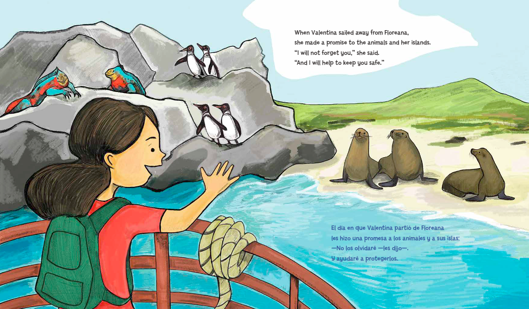 celebrate-picture-books-picture-book-review-Galápagos-Girl-going-to-school