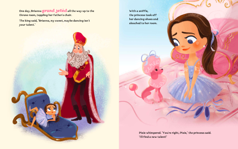 celebrate-picture-books-picture-book-review-brianna-bright-ballerina-knight-discovers-topples-throne