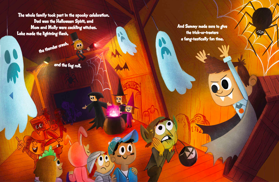celebrate-picture-books-picture-book-review-sammy's-spooktacular-halloween-haunted-house