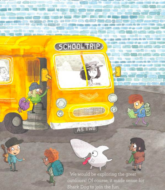 celebrate-picture-books-picture-book-review-shark-dog-and-the-school-trip-rescue-bus