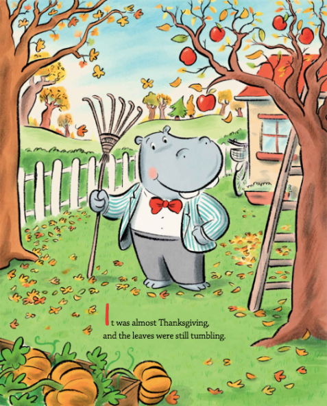 celebrate-picture-books-picture-book-review-duck-and-hippo-give-thanks-leaves-falling