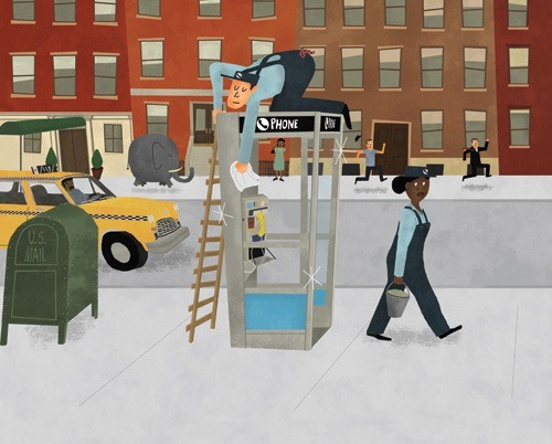 celebrate-picture-books-picture-book-review-the-lonely-phone-book-cleaning