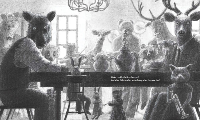 celebrate-picture-books-picture-book-review-the-tea-party-in-the-woods-animals-meet-kikko