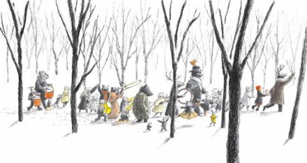 celebrate-picture-books-picture-book-review-the-tea-party-in-the-woods-parade-in-the-woods