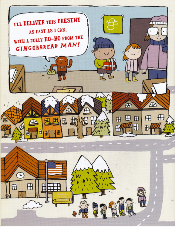 celebrate-picture-books-picture-book-review-the-gingerbread-man-loose-at-christmas-into-town