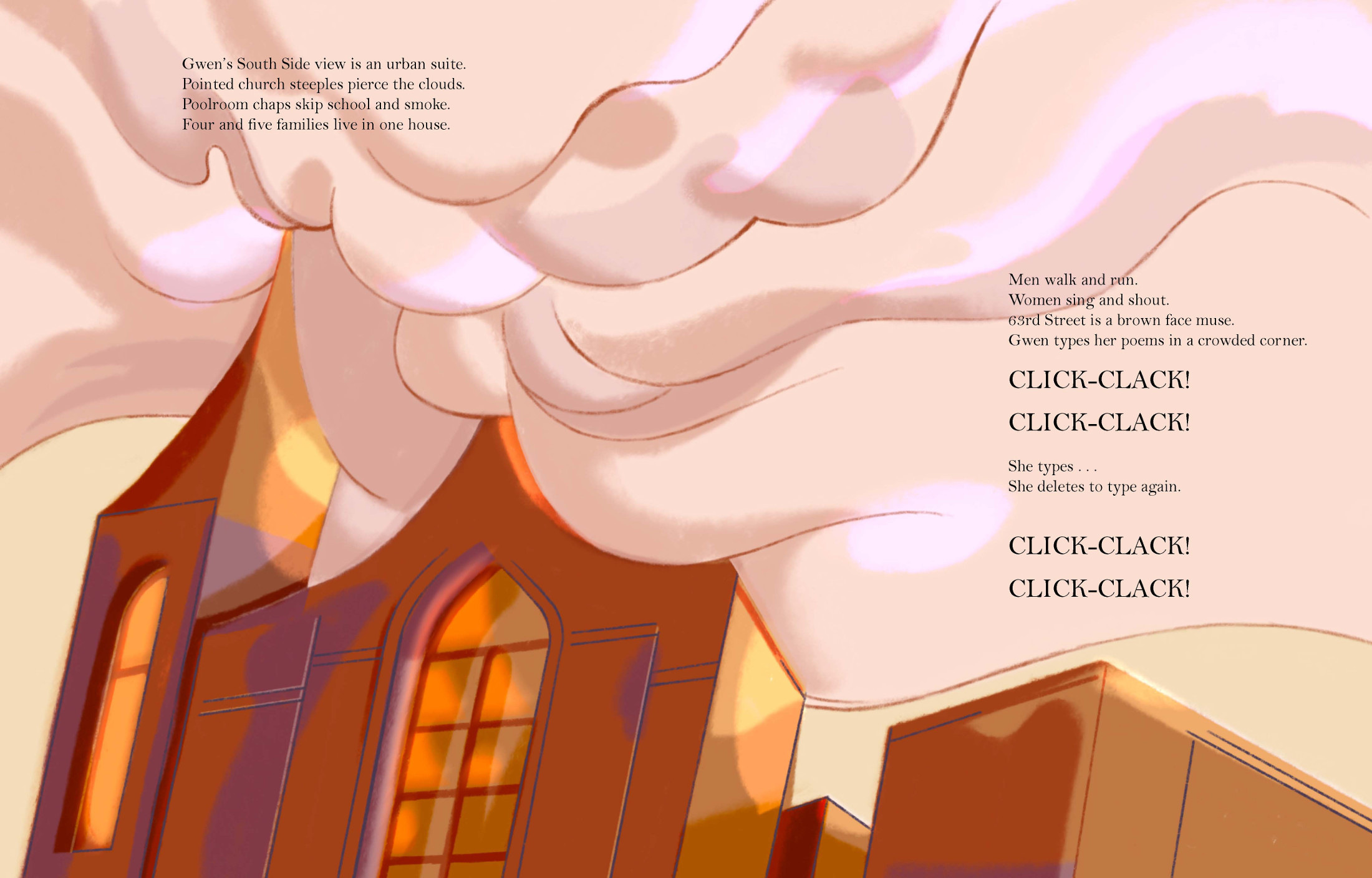 celebrate-picture-books-picture-book-review-a-song-for-gwendolyn-brooks-typing