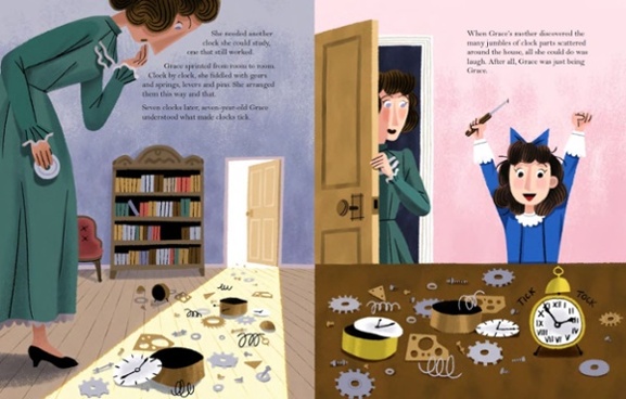 celebrate-picture-books-picture-book-review-grace-hopper-queen-of-computer-code-clock