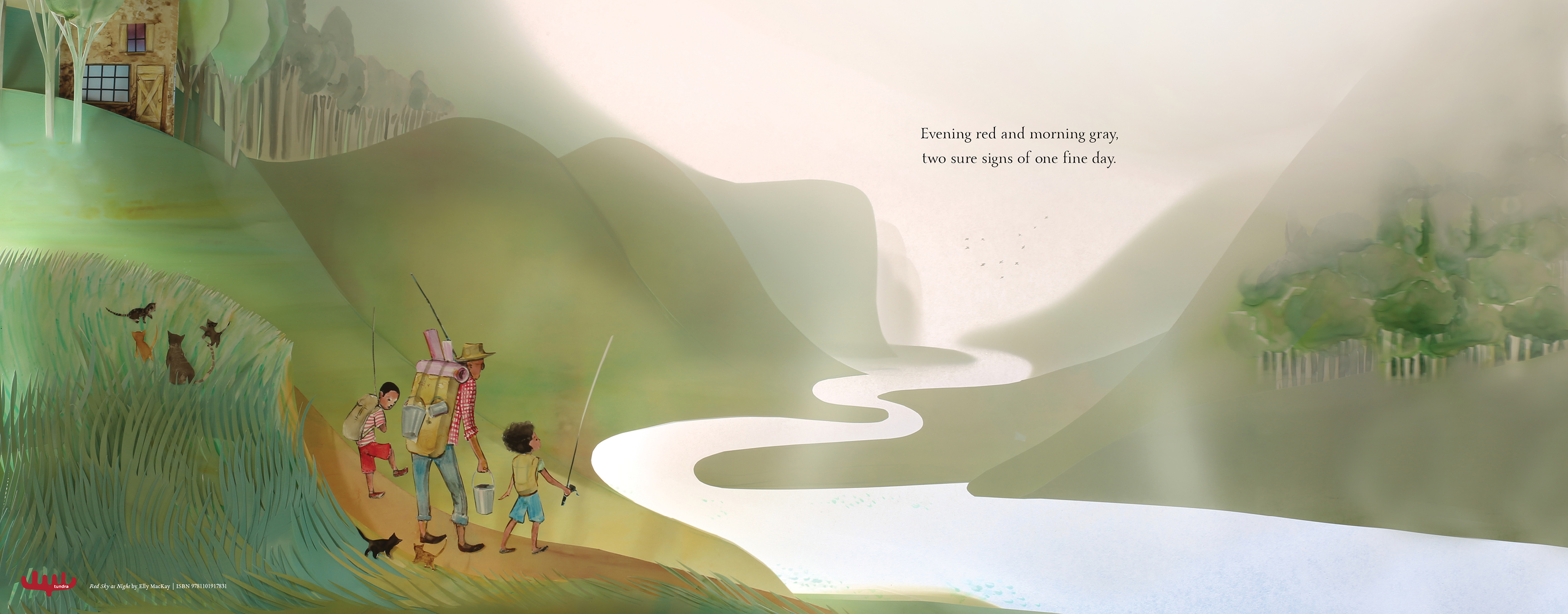 celebrate-picture-books-picture-book-review-red-sky-at-night-evening-red-morning-gray