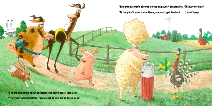 celebrate-picture-books-picture-book-review-turkey's-eggcellent-easter-exercising