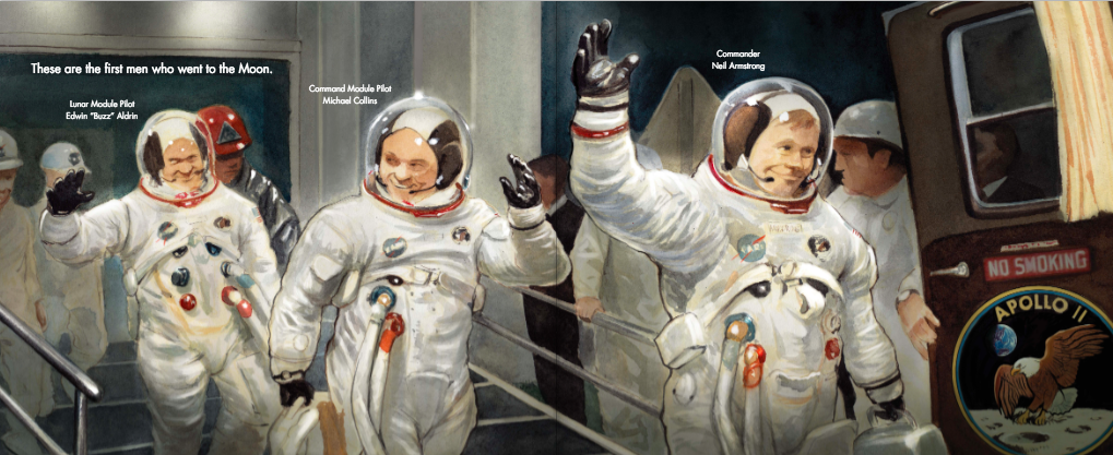 celebrate-picture-books-picture-book-review-the-first-men-who-went-to-the-moon-astronauts