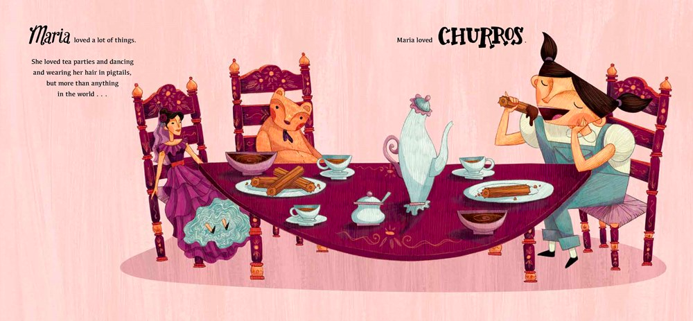 celebrate-picture-books-picture-book-review-maria-the-matador-tea-party-with-churros